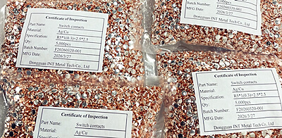 Seachadadh cobhsaí le haghaidh teagmhálacha airgid AgCu seamanna Bimetal